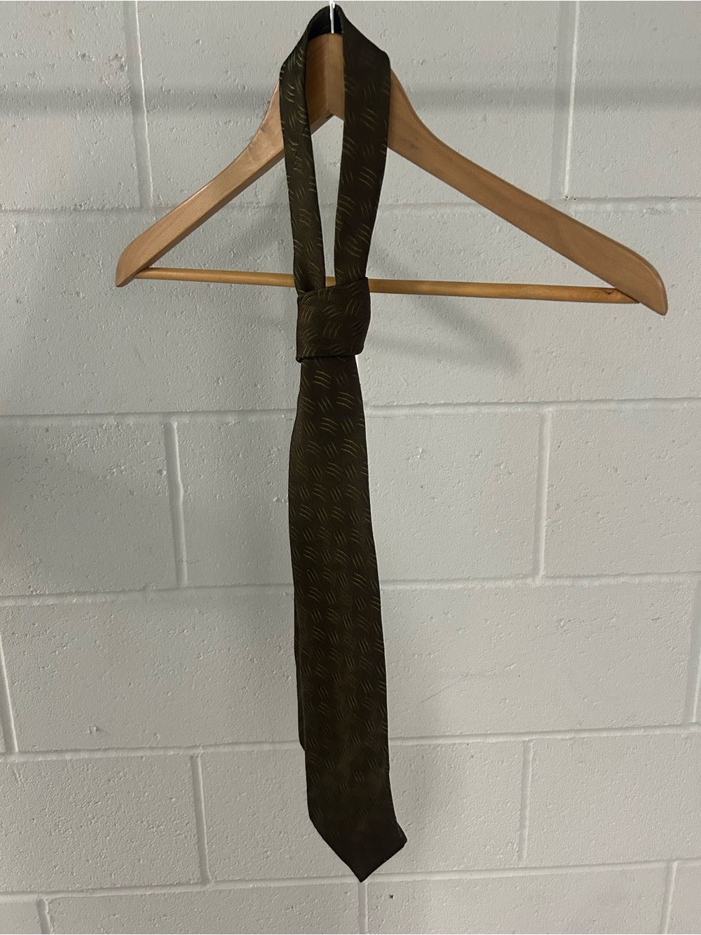 Lanvin | Olive Green Silk Men’s Tie